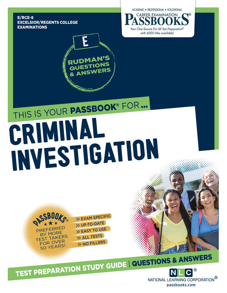 Criminal Investigation (RCE-9): Passbooks Study Guide (Excelsior / Regents College Examinations)