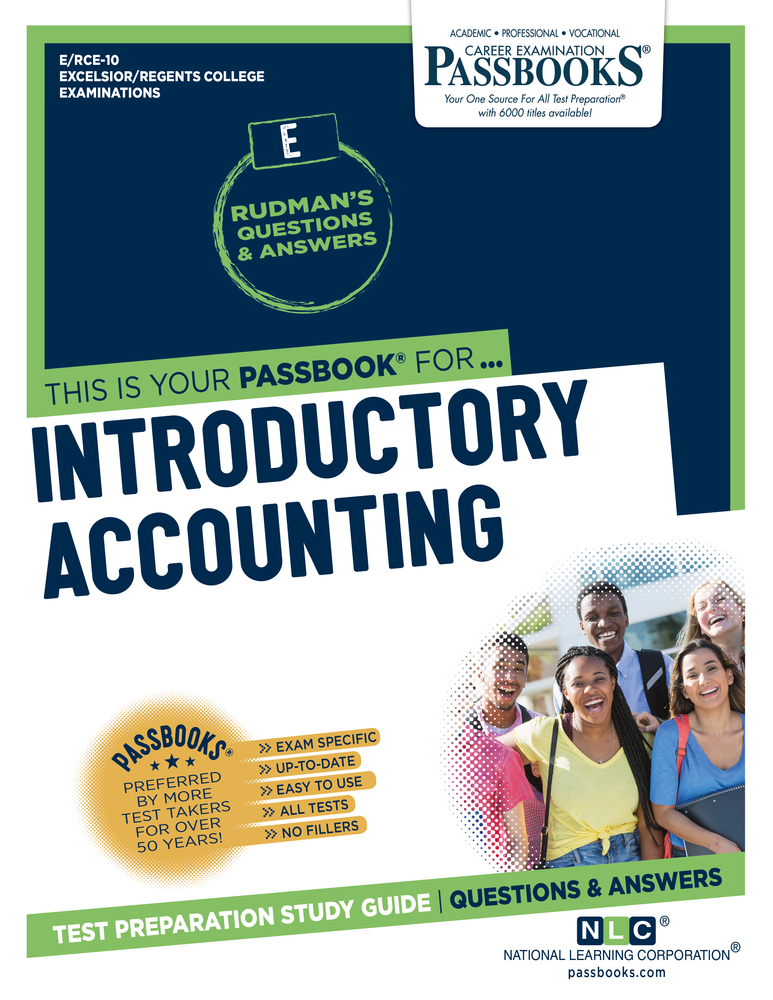 Introductory Accounting (RCE-10): Passbooks Study Guide (Excelsior / Regents College Examinations)