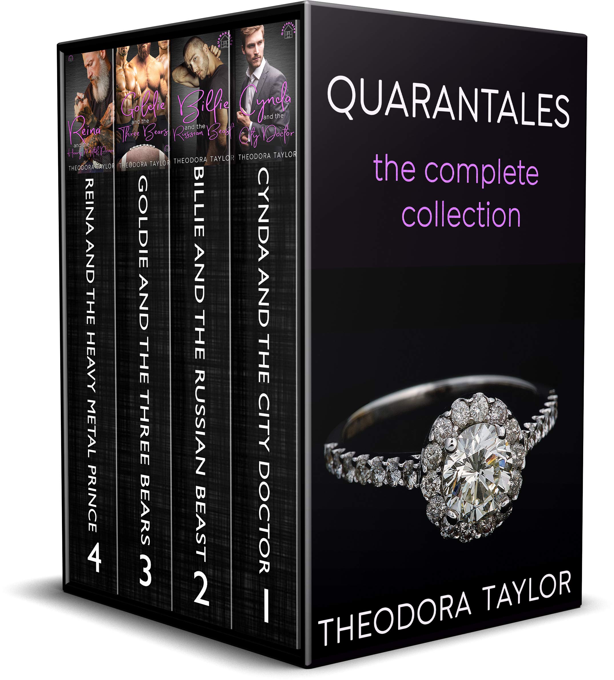 Quarantales - The Complete Contemporary Romance Box Set: Cynda and the City Doctor, Billie and the Russian Beast, Goldie and the Three Bears, Reina and the Heavy Metal Prince (Kindle Edition)