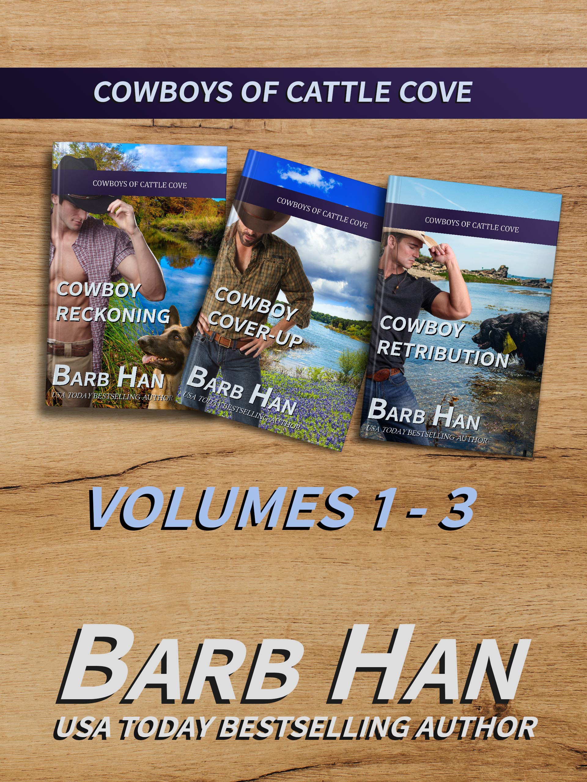 Cowboys of Cattle Cove Volumes 1-3 (Cowboys of Cattle Cove #1-3)