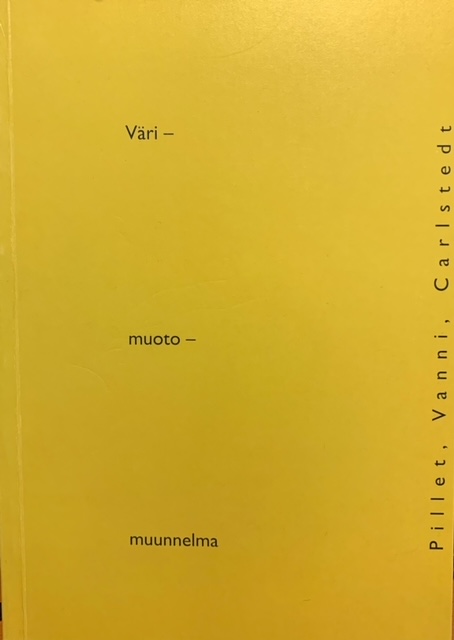 Väri -muoto -muunnelma (Paperback)