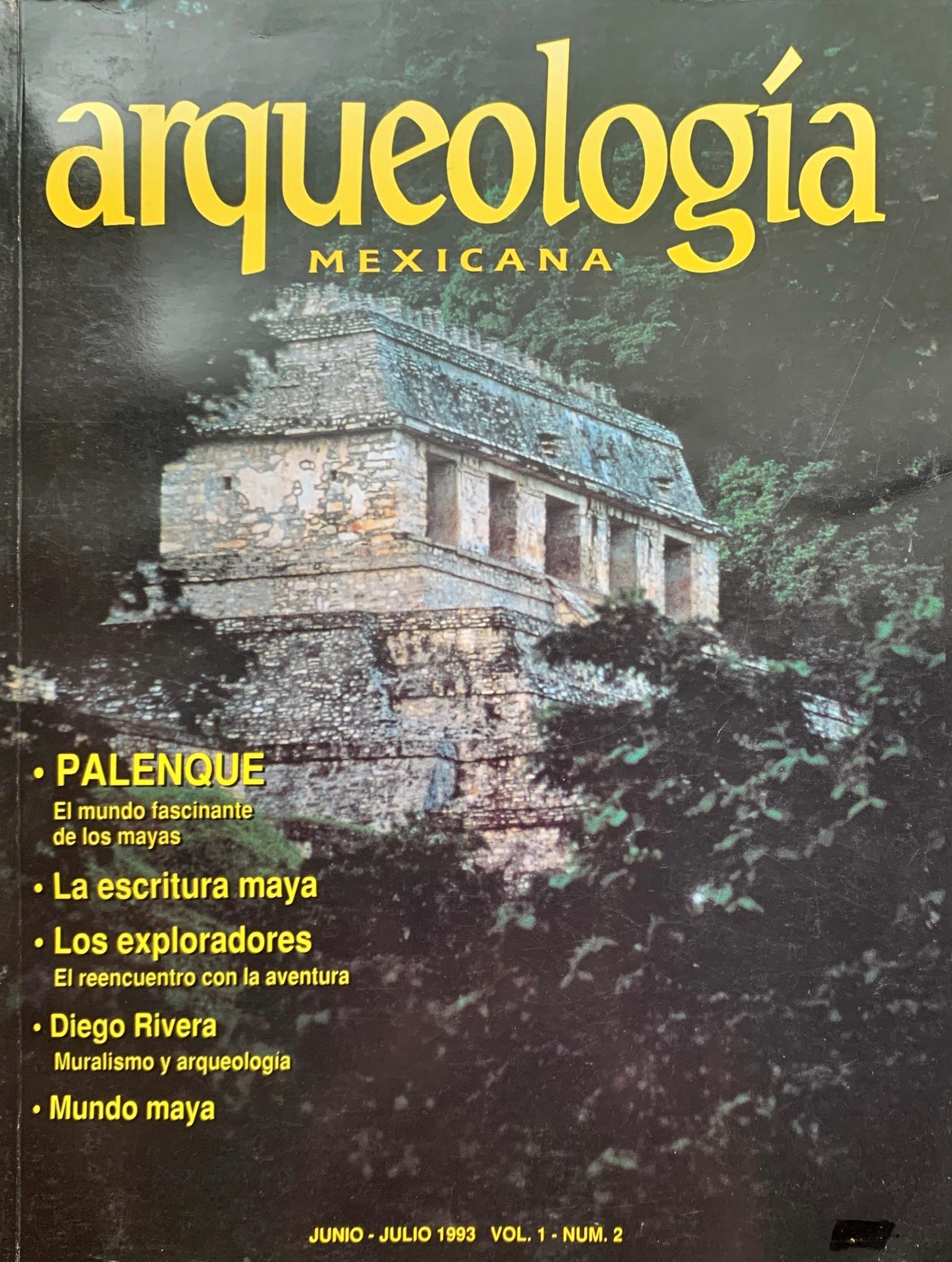 Palenque (Arqueología Mexicana, junio-julio 1993, Volumen I, n. 2)