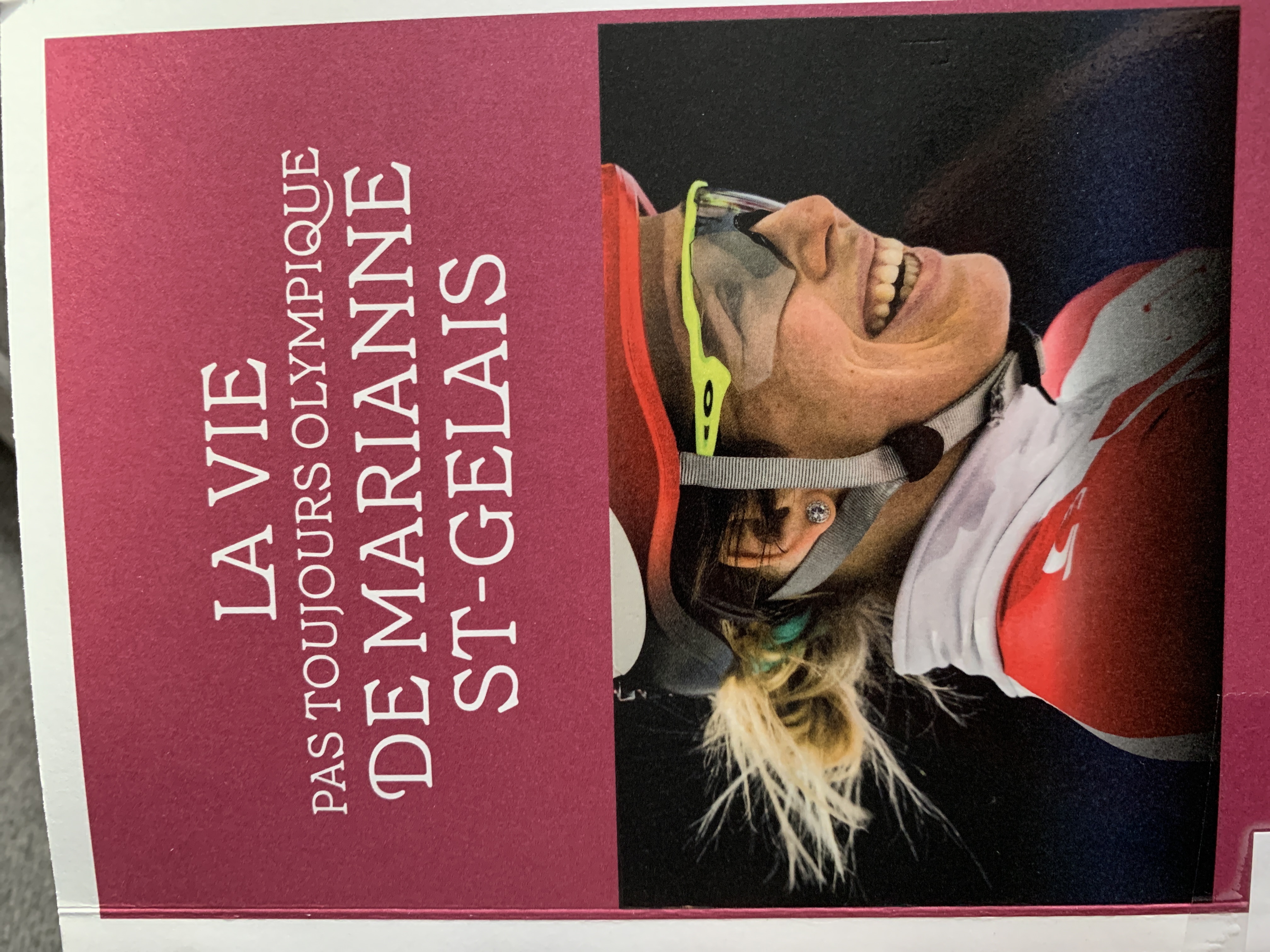 La vie pas toujours olympique de Marianne St-Gelais