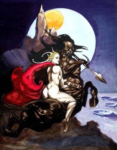Frank Frazetta's Moon Maid (Paperback)