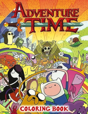 Adventure Time Coloring Book: A Coloring Book For Kids And Adults With Wonder Woman Pictures, Relax And Stress Relief