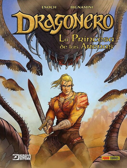 Portada de Dragonero. La Princesa de las Arenas, de Luca Enoch