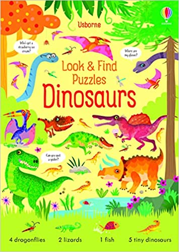 Look & Find Puzzles Dinosaurs (Paperback)