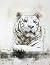 White Tiger Notebook: Large...