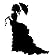 Victorian Lady Silhouette: ...