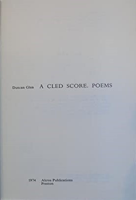 A Cled Score. Poems
