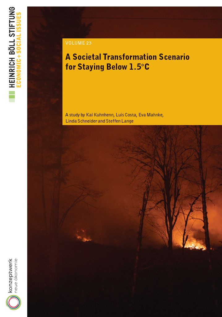 A Societal Transformation Scenario for Staying Below 1.5°C
