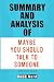 Summary and Analysis of May...
