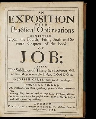 An exposition with practical observations continued upon the fourth, fifth, sixth, and seventh chapters of the book of Job.