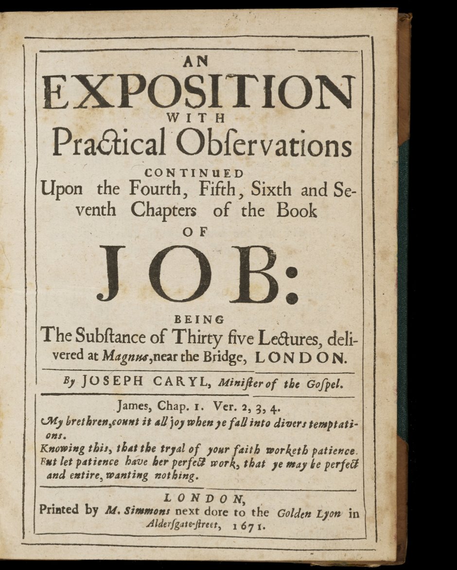 An exposition with practical observations continued upon the fourth, fifth, sixth, and seventh chapters of the book of Job.