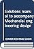 Solutions manual to accompa...