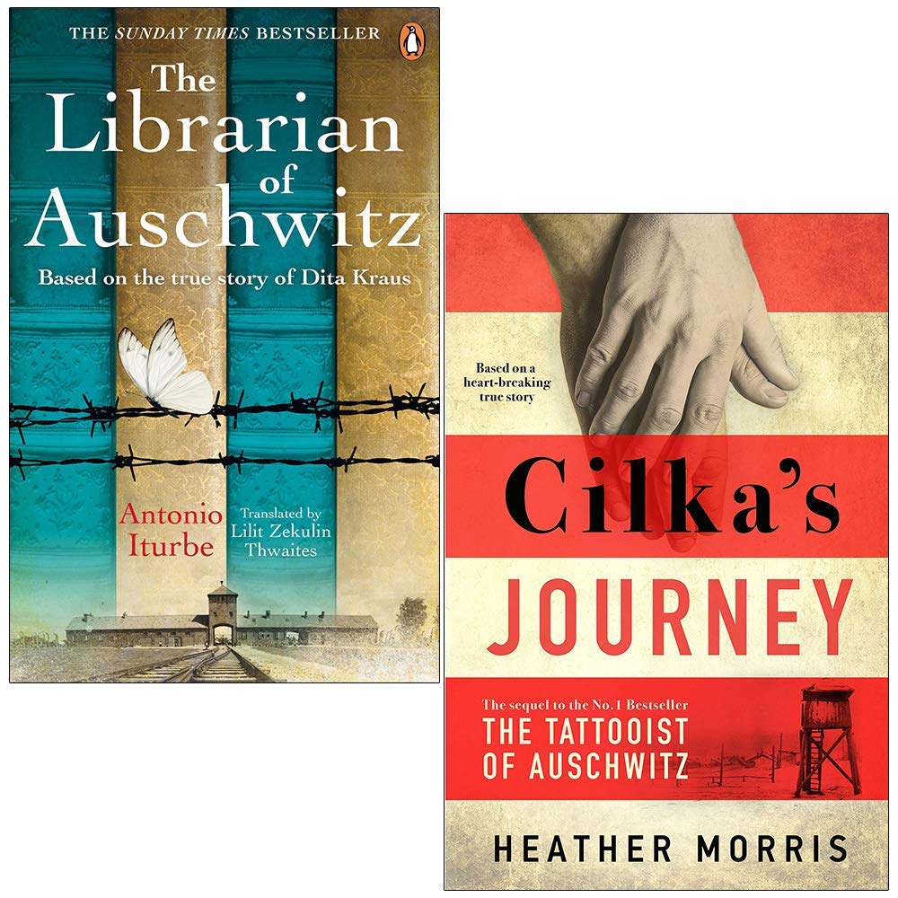 The Librarian of Auschwitz By Antonio Iturbe & Cilka's Journey By Heather Morris 2 Books Collection Set (Paperback)