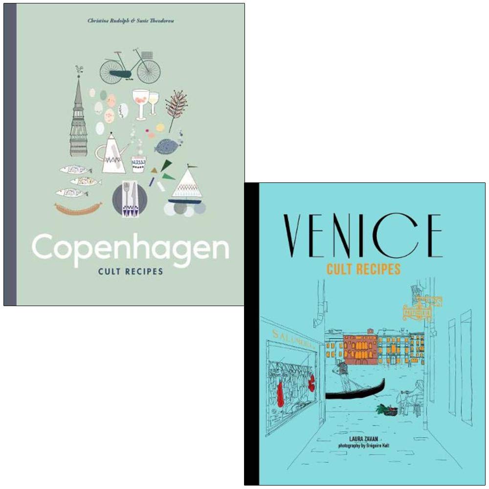 Copenhagen Cult Recipes / Venice Cult Recipes (2 Books Collection Set)
