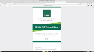 Official CISSP ISC2 student guide