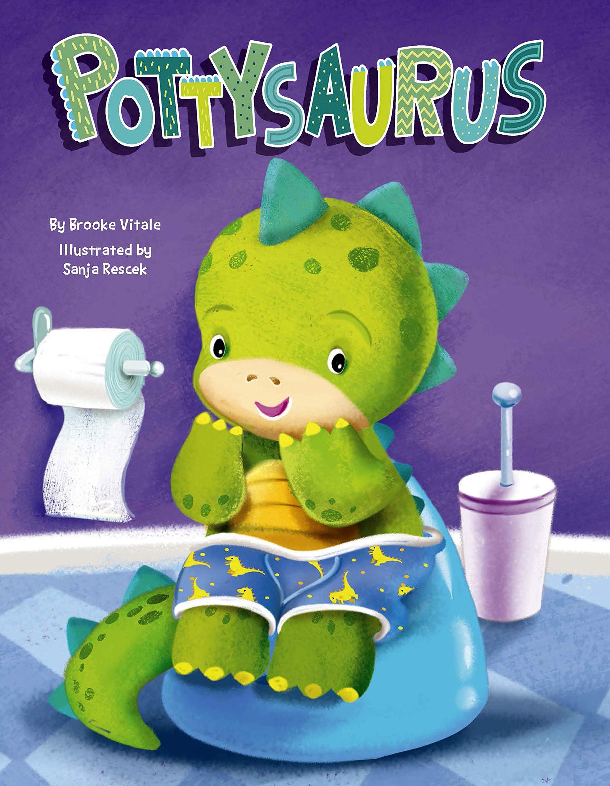Pottysaurus - Children's Padded Board Book - Potty Training (Board book)