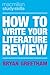 How to Write Your Literature Review by Bryan Greetham