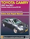 toyota-camry-2007-thru-2017---includes-avalon-and-lexus-es-350-includes-essential-information-for-to