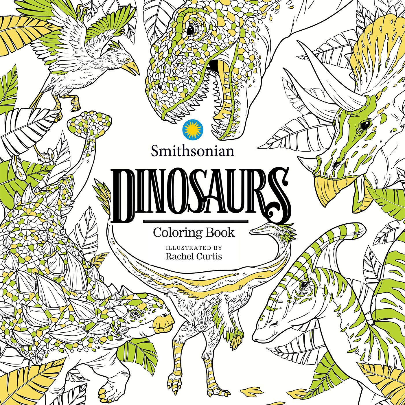Dinosaurs: A Smithsonian Coloring Book (Paperback)