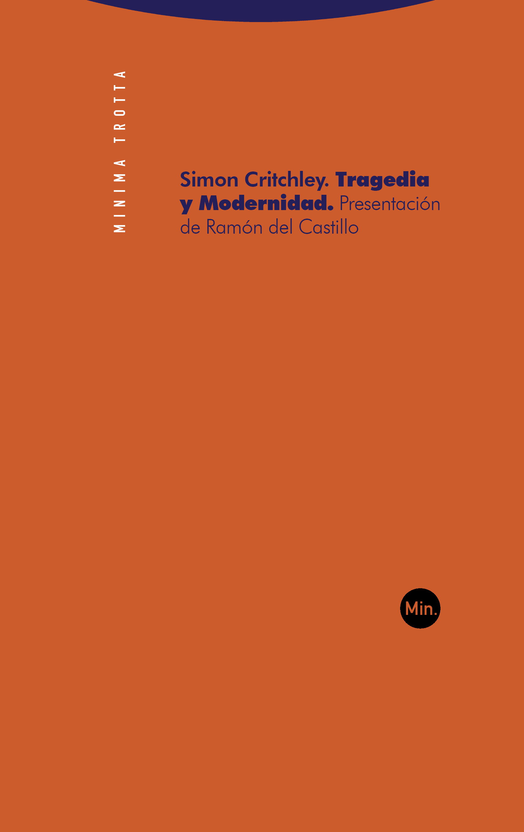 Portada de Tragedia y Modernidad, de Simon Critchley