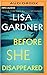 Before She Disappeared (Frankie Elkin, #1)