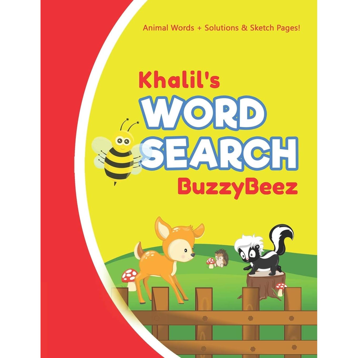 Khalil S Word Search Animal Creativity Activity Fun For Creative Kids Solve A Zoo Safari Farm Sea Life Wordsearch Puzzle Book Draw Sketch Letter Spelling Memory Logic
