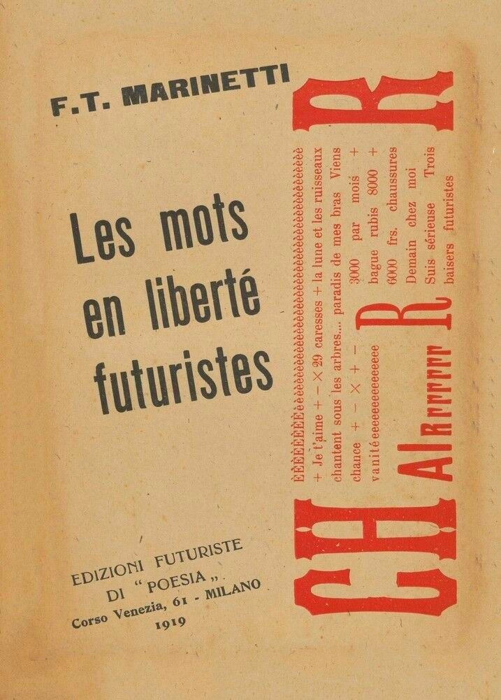 Les mots en liberté futuristes