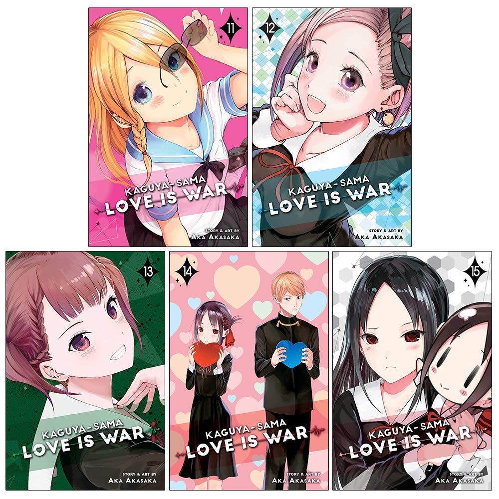 Kaguya-sama Love Is War Series Vol 11-15: 5 Books Collection Set (Paperback)