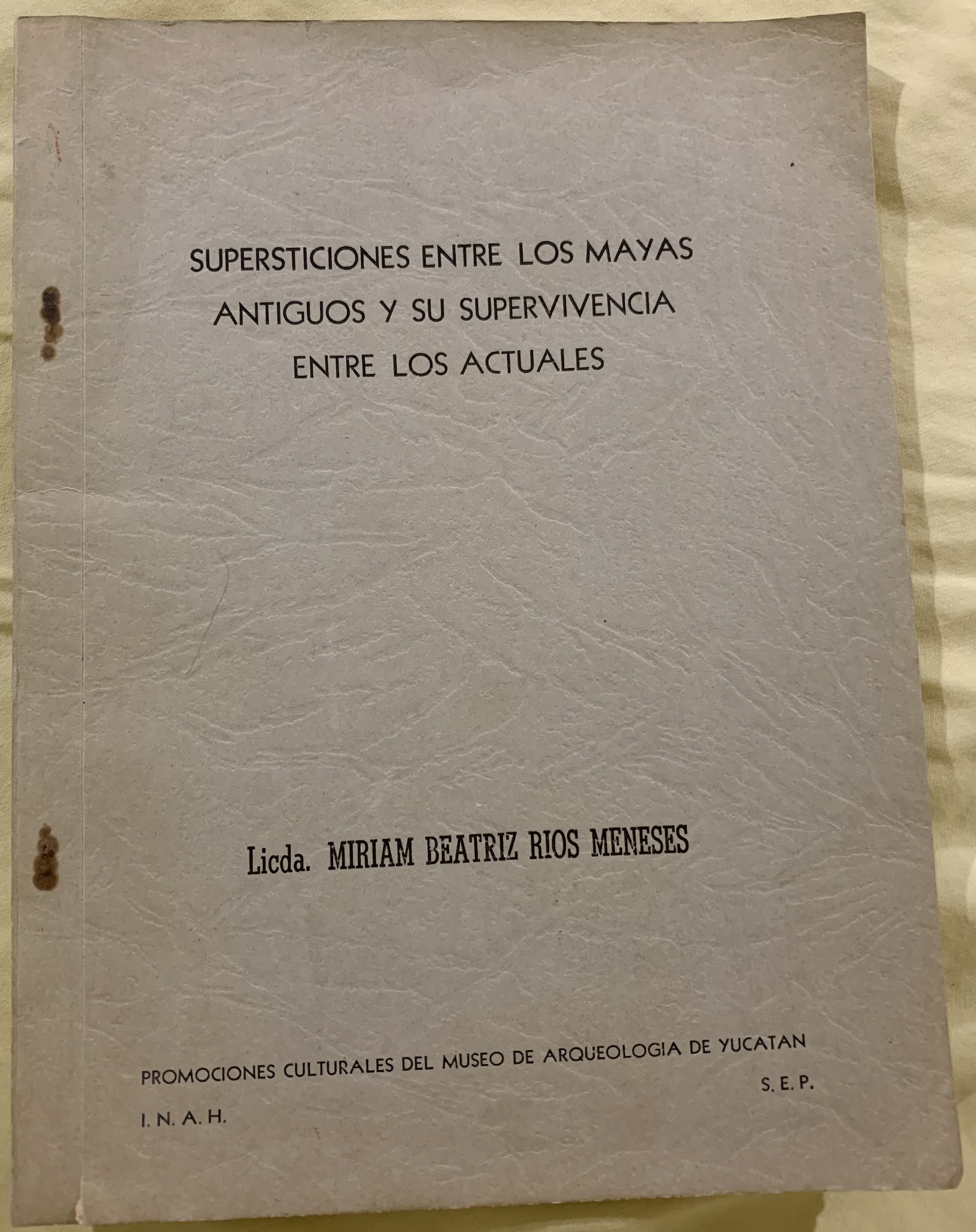 Supersticiones entre los mayas antiguos y su supervivencia entre los actuales