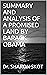 SUMMARY AND ANALYSIS OF A PROMISED LAND BY BARACK OBAMA by Sharon Skot