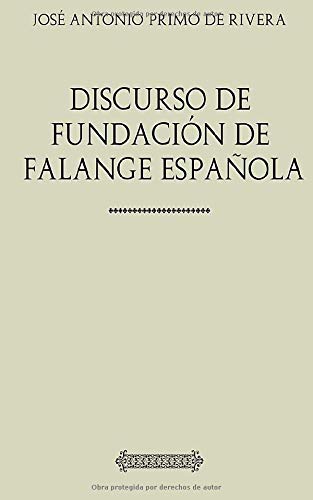 Discurso de Fundación de Falange Española