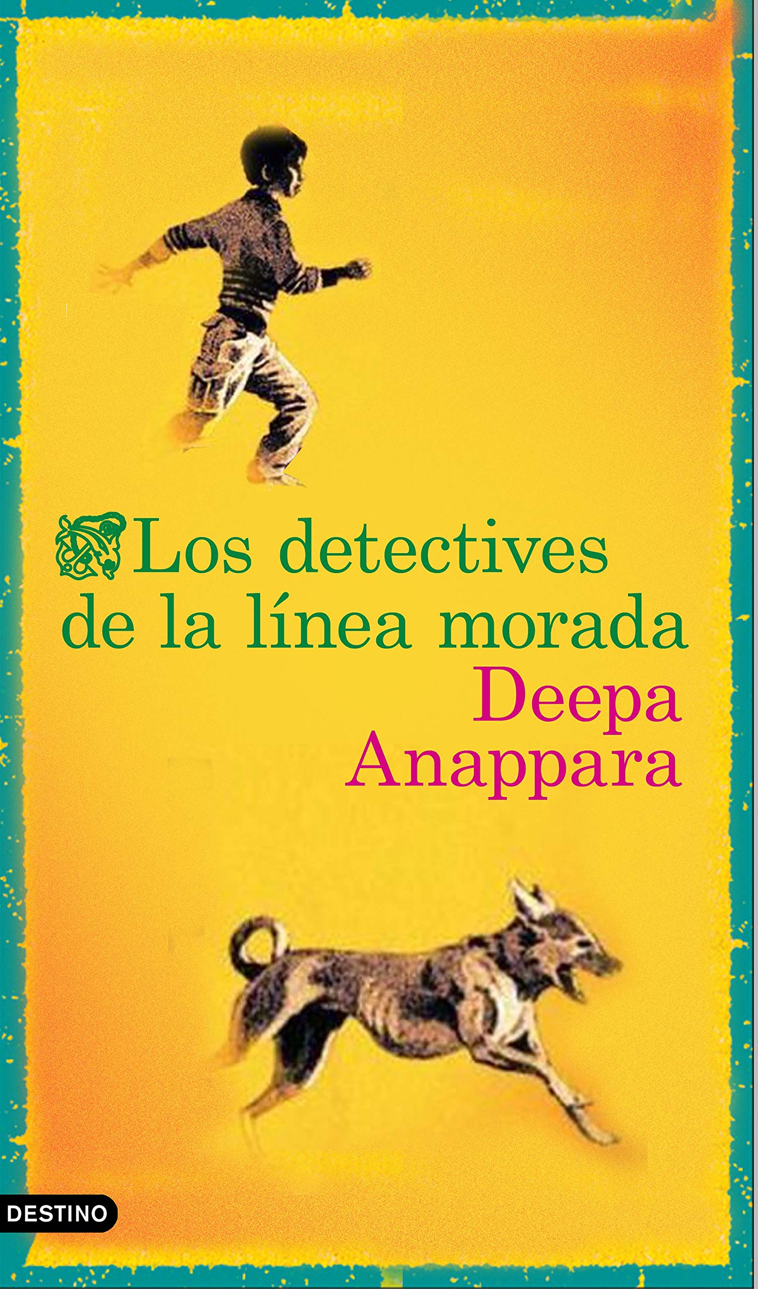 Portada de Los detectives de la línea morada, de Deepa Anappara