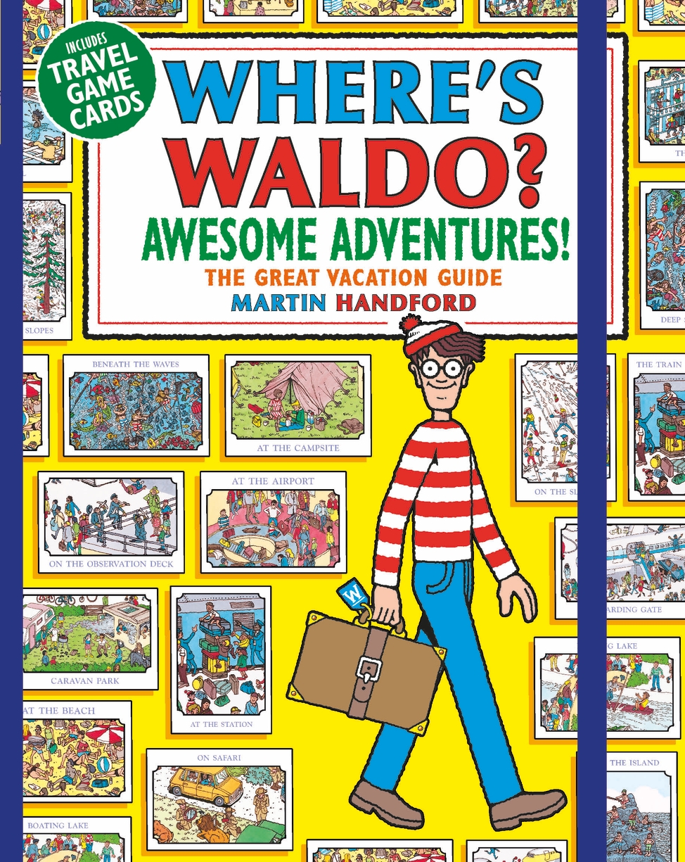 Where's Waldo? Awesome Adventures: The Great Vacation Guide (A Compact, Travel-Sized Hidden Object Activity Book with Mazes & Search and Find Puzzles - Includes Game Cards, Poster, & More)