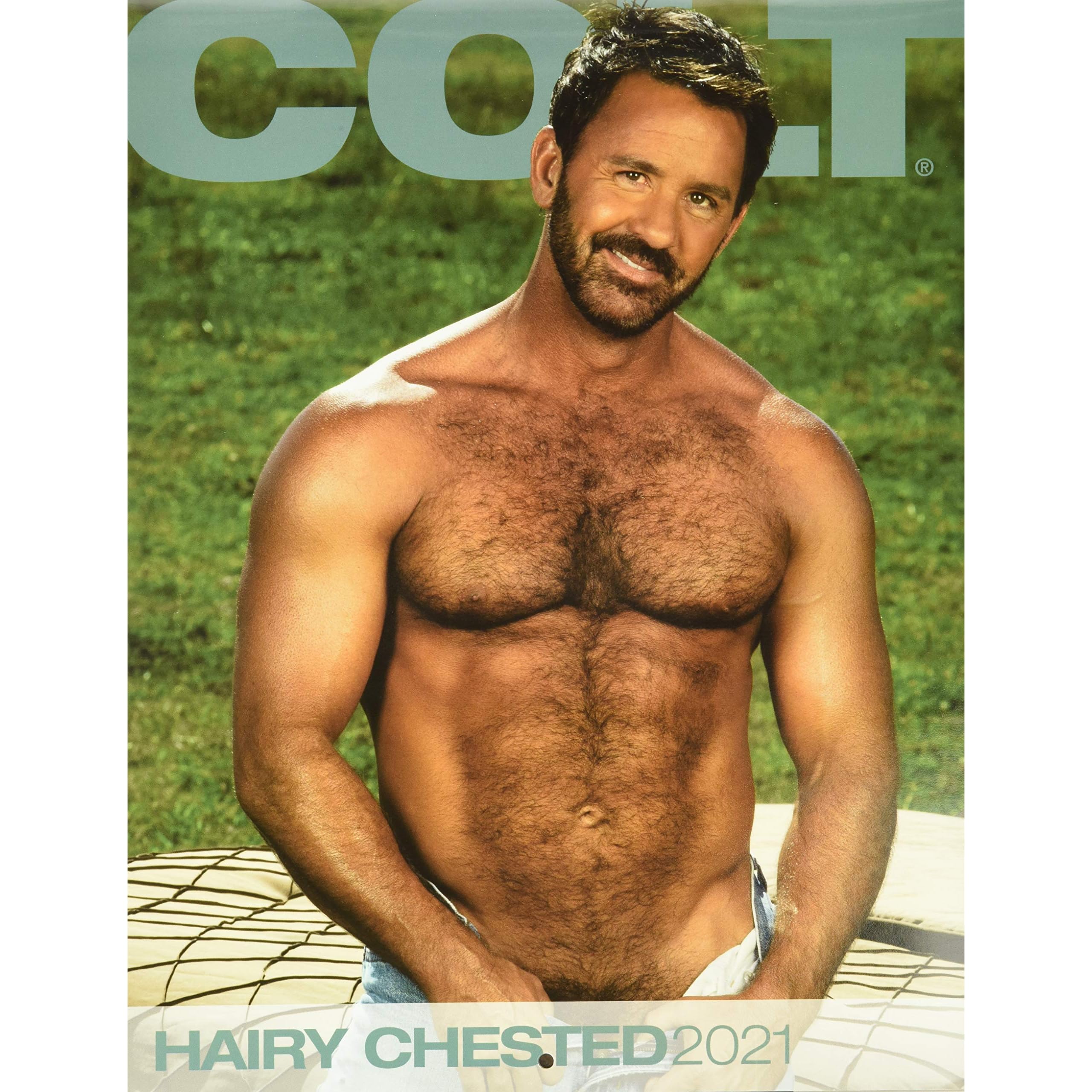 Hairy Chested Men 2021 Calendar By Colt Studio Group