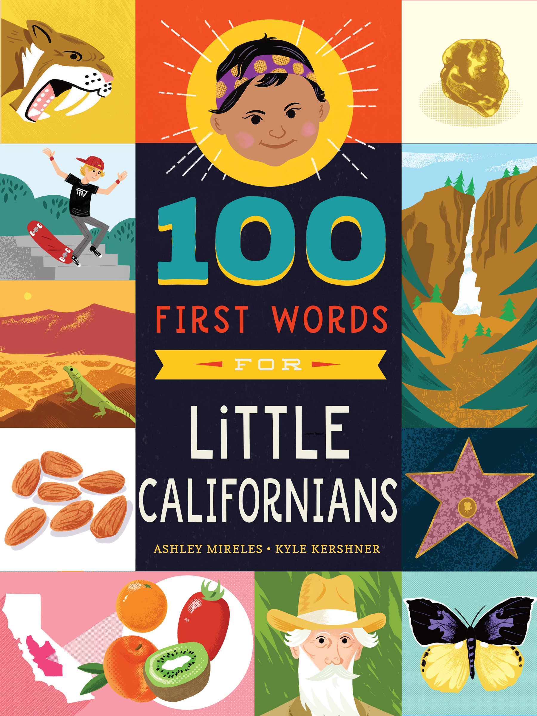 100 First Words for Little Californians (Board Book)