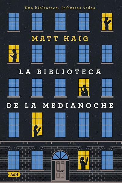 Portada de La biblioteca de la medianoche, de Matt Haig