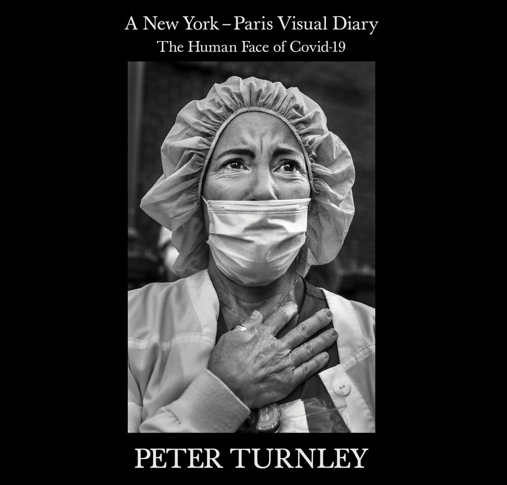 A New York--Paris Visual Diary: The Human Face of Covid-19