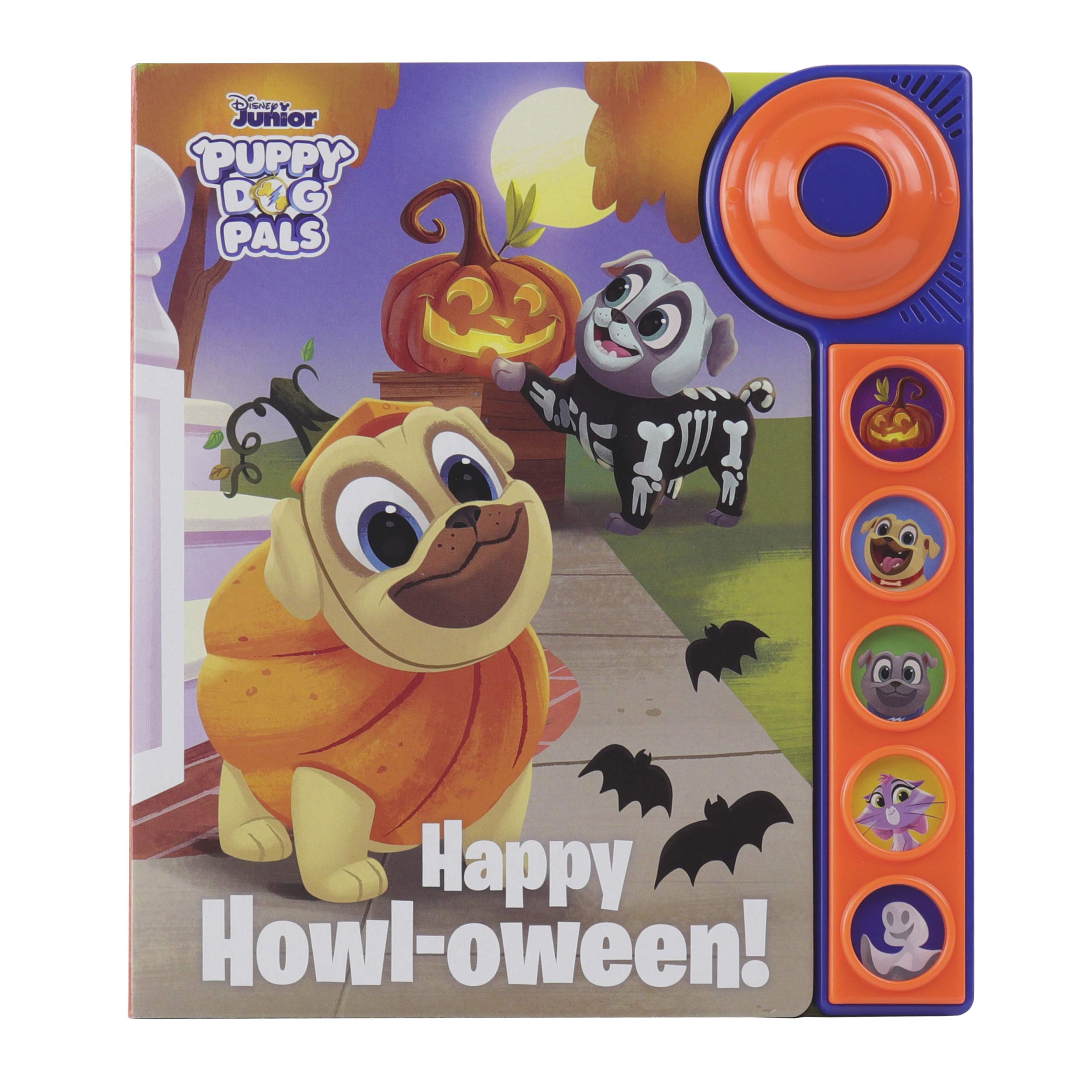Disney Junior Puppy Dog Pals - Happy Howl-oween Doorbell Sound Book - PI Kids (Play-A-Sound)