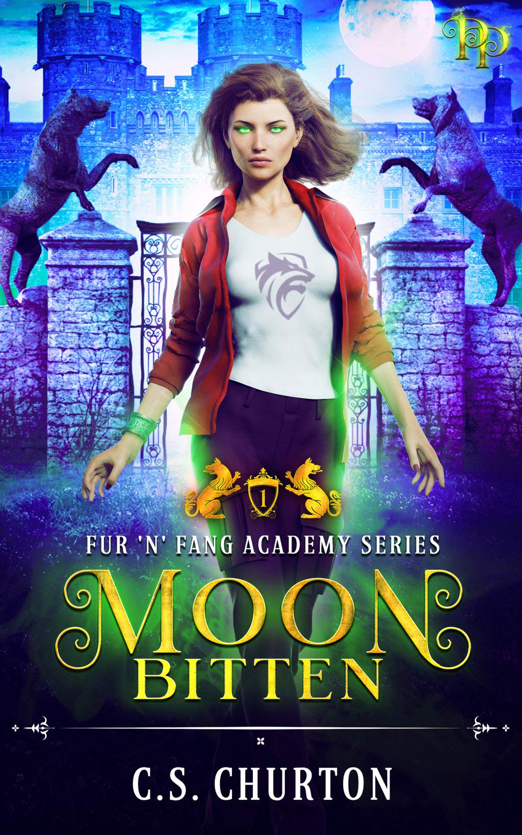 Moon Bitten (Fur 'n' Fang Academy, #1)
