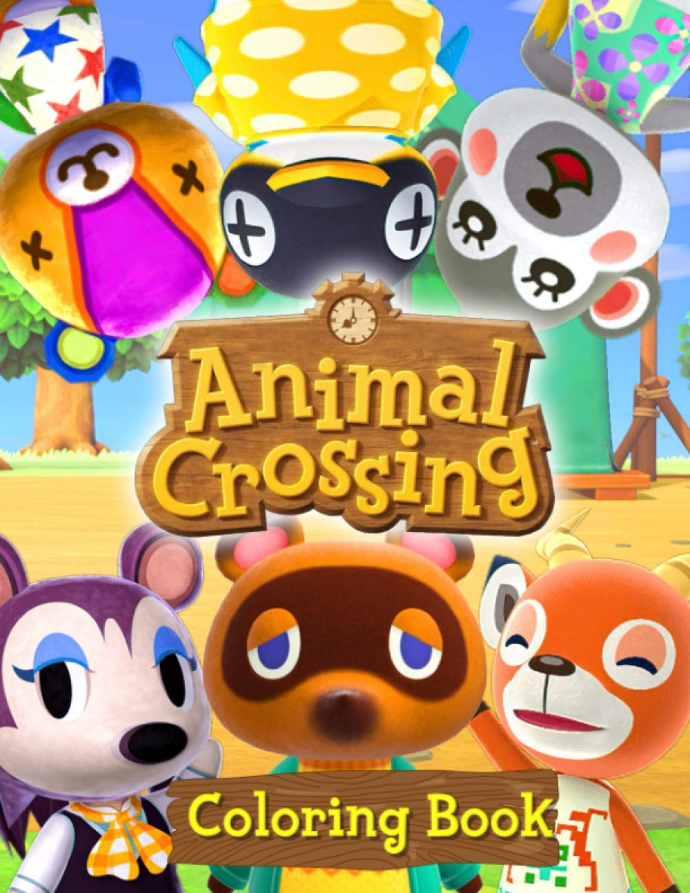 Animal Crossing Coloring Book: Great Gifts For Kids Who Love Frozen. A Lot Of Incredible Illustrations Of Animal Crossing For Kids To Relax And Relieve Stress (Paperback)