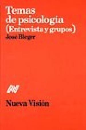 Temas de psicología (Entrevista y grupos)