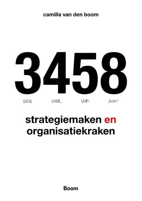 3458 strategiemaken en organisatiekraken (Paperback)