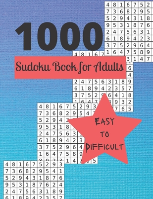 1000 Sudoku Book for Adults: Funster Tons of Sudoku Easy to Difficult Puzzles
