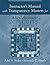 Instructor's Manual with Transparency Masters for Microelectronic Circuits, 5th Ed.