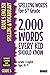 Spelling Words for 5th Grade by STP Books