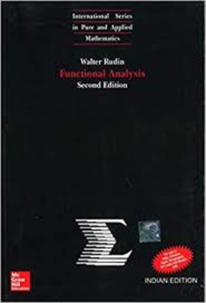 Functional analysis (Walter rudins)