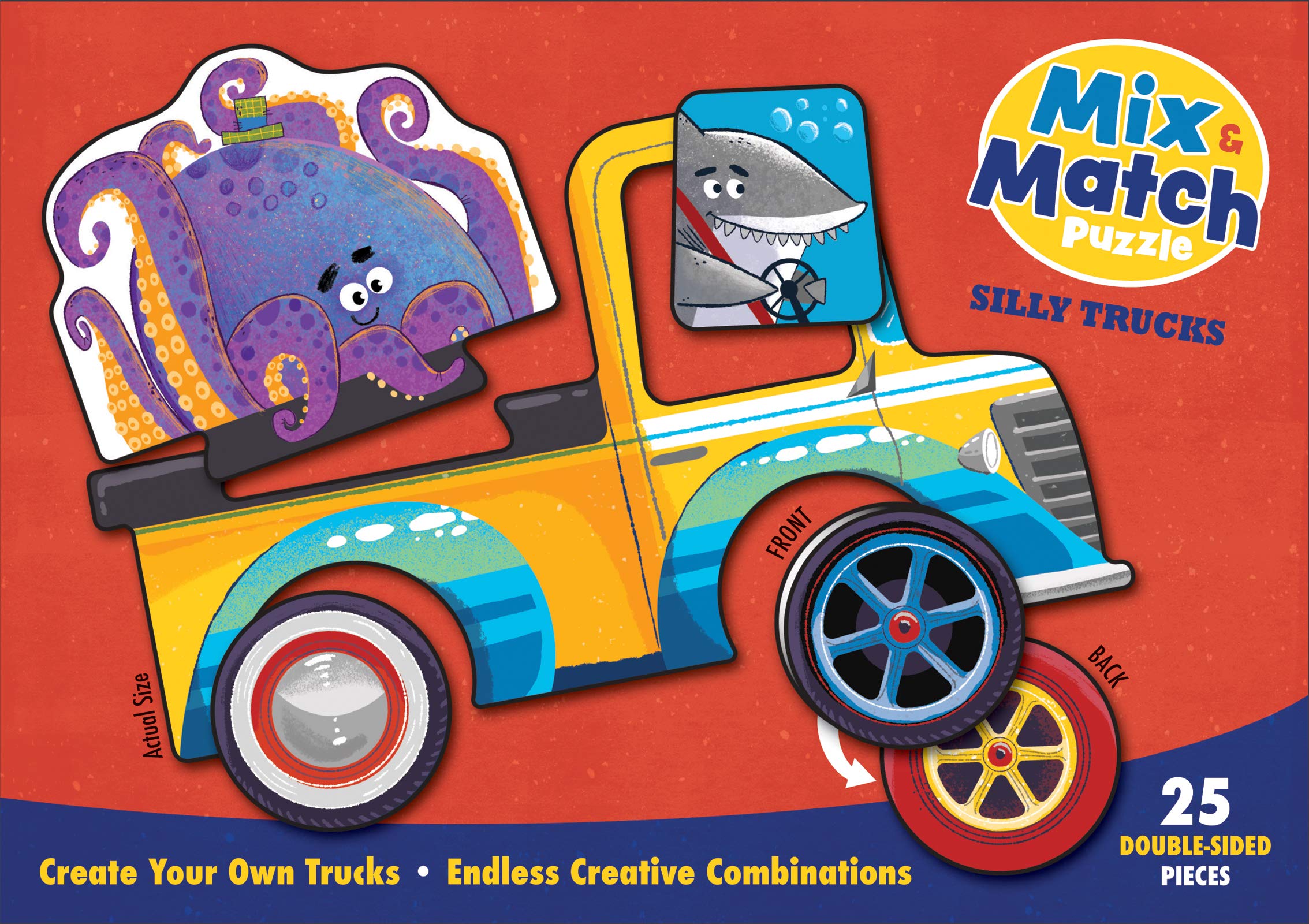 Mix & Match Puzzle: Silly Trucks (Puzzle)